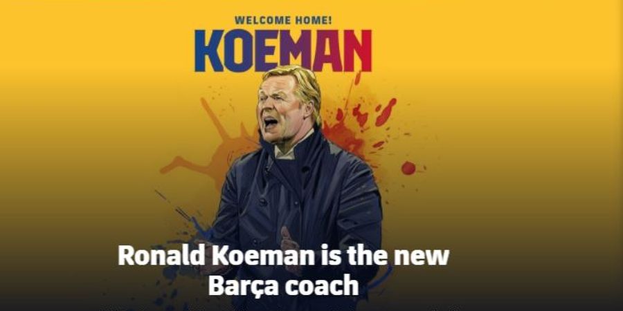 RESMI - Barcelona Kontrak Ronald Koeman hingga Juni 2022