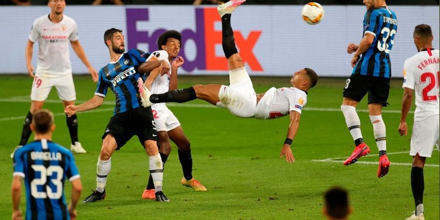 Hasil Final Liga Europa - Gol Salto Antarkan Sevilla Jadi Juara, Inter Milan Merana