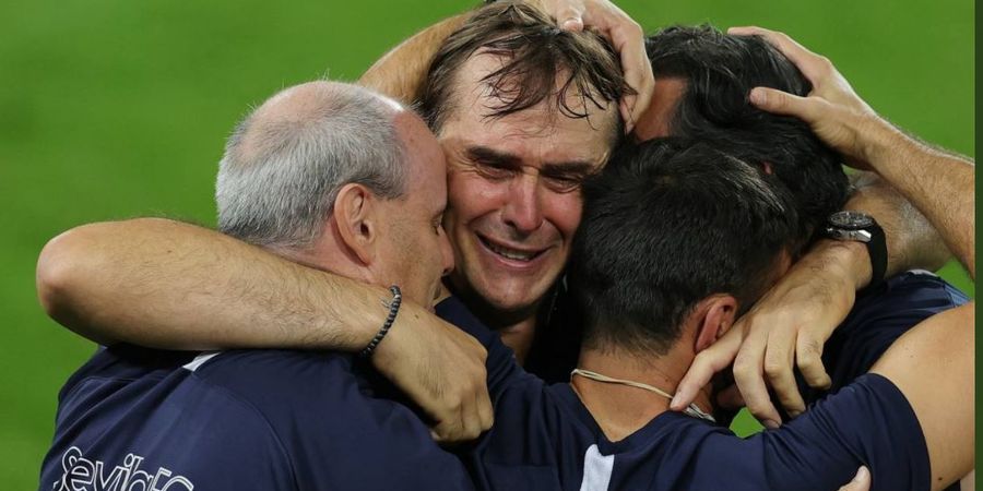 VIDEO - Air Mata Lopetegui, Bawa Sevilla Juara Liga Europa 2 Tahun setelah Dipecat Real Madrid