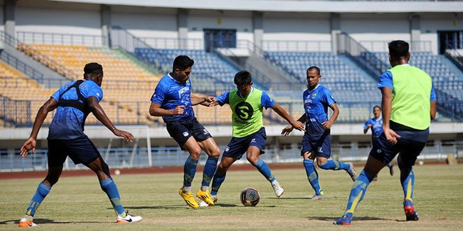 Gelar Gim Internal Kedua, Para Pemain Persib Tunjukkan Peningkatan