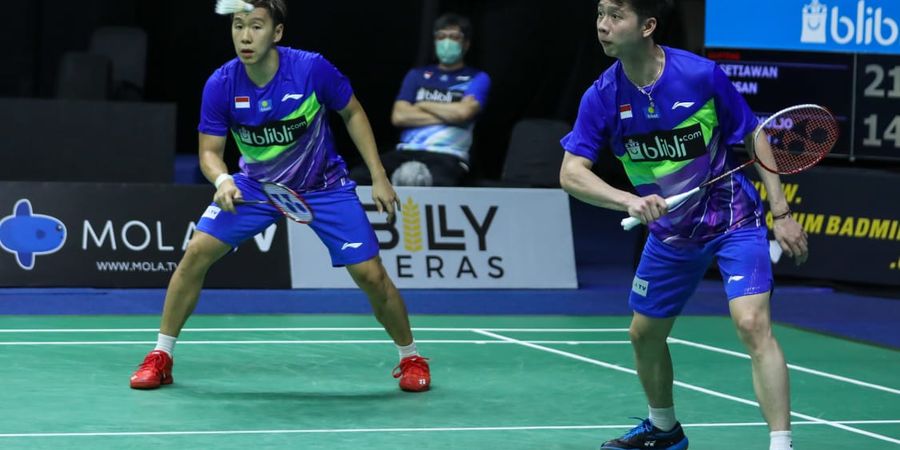 Jadwal Semifinal Hylo Open 2021 - Dimulai dengan Marcus/Kevin, Ditutup oleh Praveen/Melati