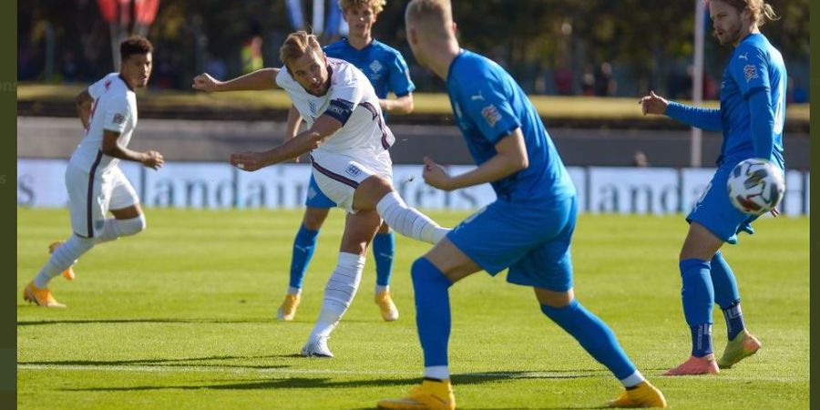 Babak I Islandia vs Inggris - Gol Harry Kane Dianulir, Skor Masih 0-0