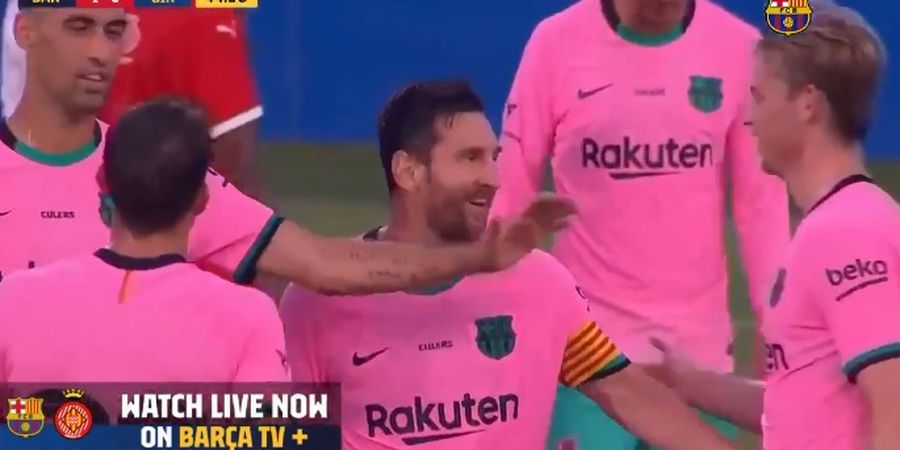 Lionel Messi 2 Gol dari Luar Kotak Penalti, Kaki Kanan dan Kiri, Barcelona Menang 3-1