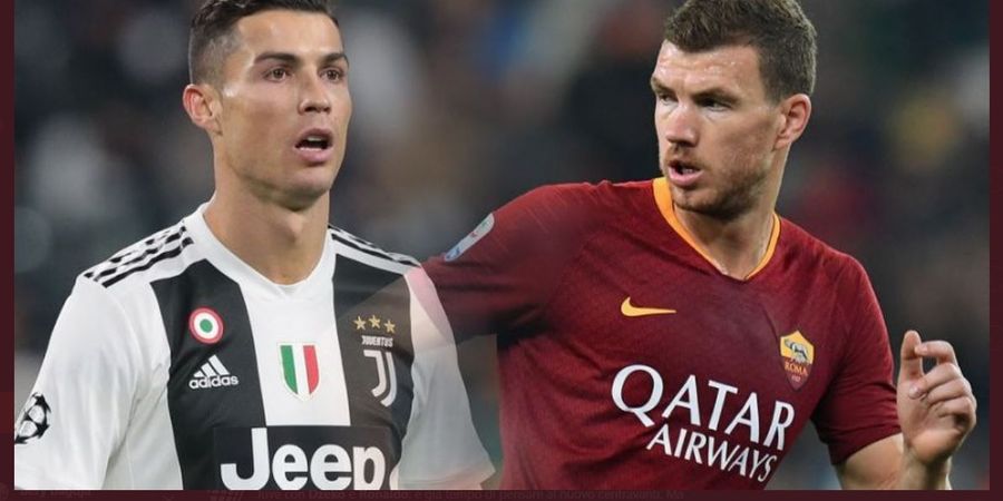 Proyeksi Duet Ronaldo-Dzeko di Juventus: Pasangan 69 Tahun, 130 Gol