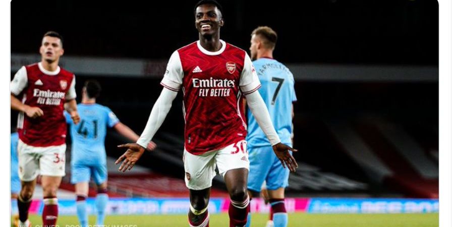 Ukir Sejarah Langka bareng Arsenal, Eddie Nketiah: Luar Biasa!