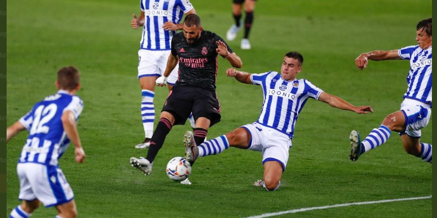 Babak I Sociedad vs Real Madrid - Karim Benzema Masih Mandul dalam Laga Ke-350