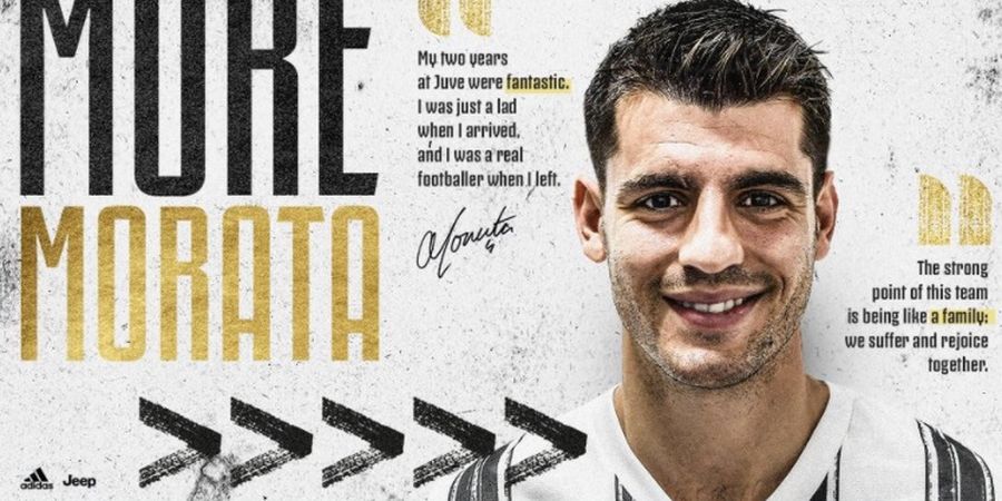 RESMI - Alvaro Morata Balik ke Juventus, Buat Senjata di Liga Champions