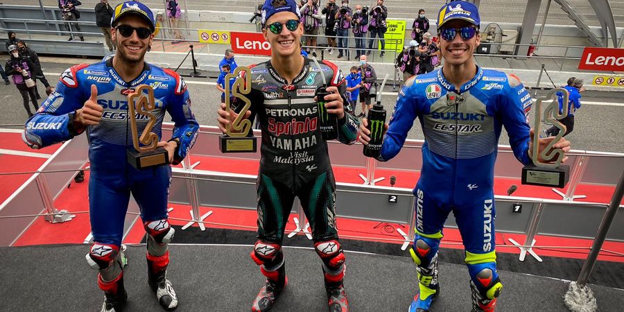 MotoGP Catalunya 2020 - Duet Mir-Rins Tuntaskan Penantian Suzuki Selama 13 Tahun