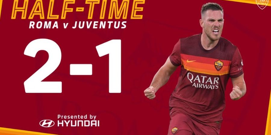 Babak I AS Roma vs Juventus - Tangan Jorok dan Serangan Balik, Tim Zebra Tertinggal