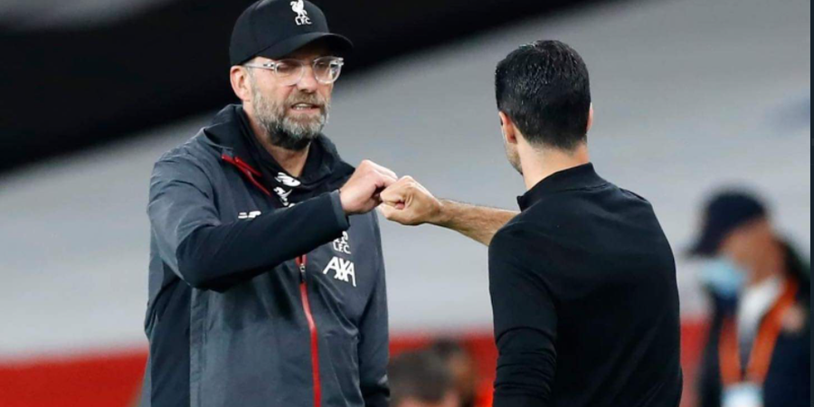 Liverpool Vs Arsenal - Juergen Klopp dan Mikel Arteta Saling Berbalas Pujian