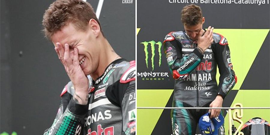 Tangis Haru Fabio Quartararo Usai Keluar dari 'Neraka Jahanam' di MotoGP 2020