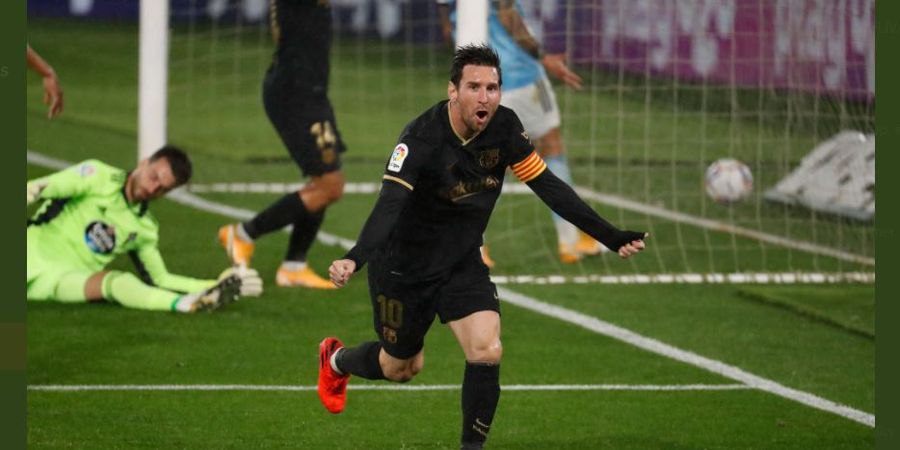 Hasil Liga Spanyol - Lionel Messi dan Ansu Fati Ubrak-abrik Celta, Barcelona Menang 3-0