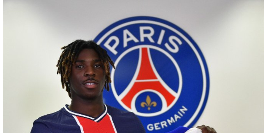 RESMI - Moise Kean Gabung Paris Saint-Germain