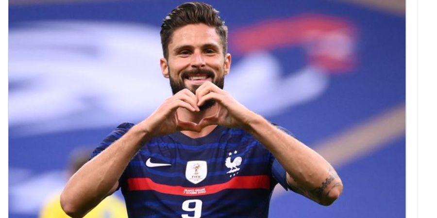 Di Bawah Henry hingga Zidane, Olivier Giroud Pemain Ke-8 yang Capai 100 Cap di Timnas Prancis