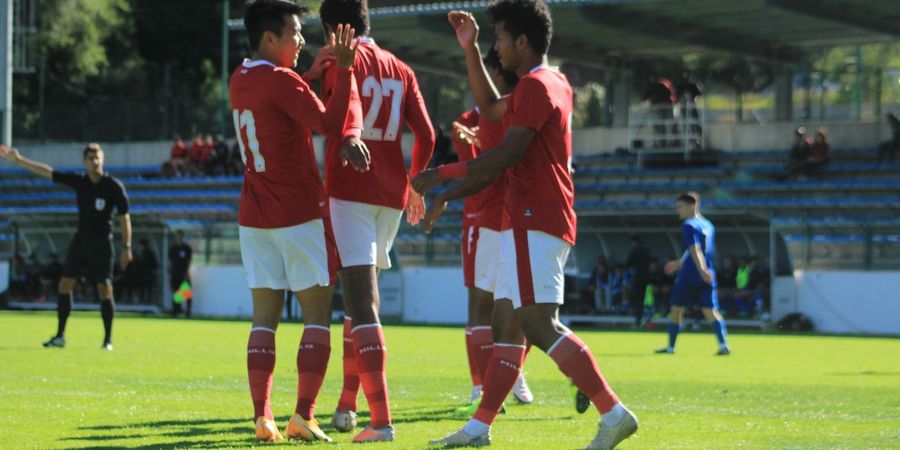 Tampil Agresif, Timnas U-19 Indonesia belum Mampu Ciptakan Gol pada Babak Pertama