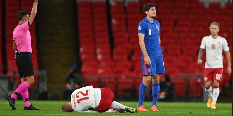 Kacaunya Harry Maguire, Tekel 2 Pemain di Tengah Lapangan hingga Dikartu Merah Setelah 30 Menit