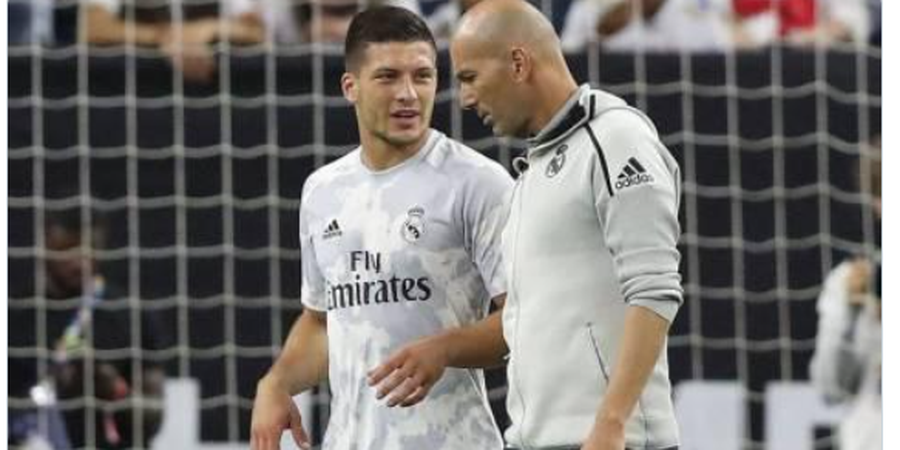 Disebut Ingin Singkirkan Luka Jovic, Zinedine Zidane Beri Tanggapan