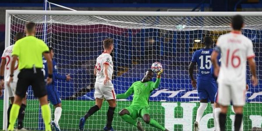 Chelsea Vs Sevilla - Edouard Mendy Lakukan Tepisan Memukau, The Blues Selamat