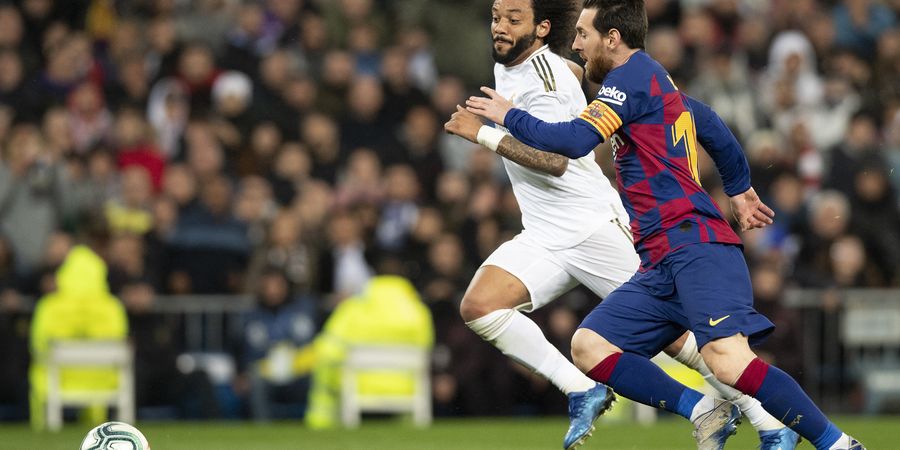 Barcelona vs Real Madrid - Memori El Clasico Perdana Lionel Messi