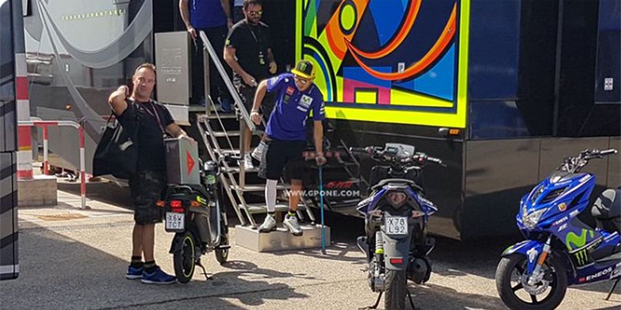 MotoGP Eropa 2020 - Mobil Rumah Valentino Rossi Sudah Dahului Tuannya ke Valencia