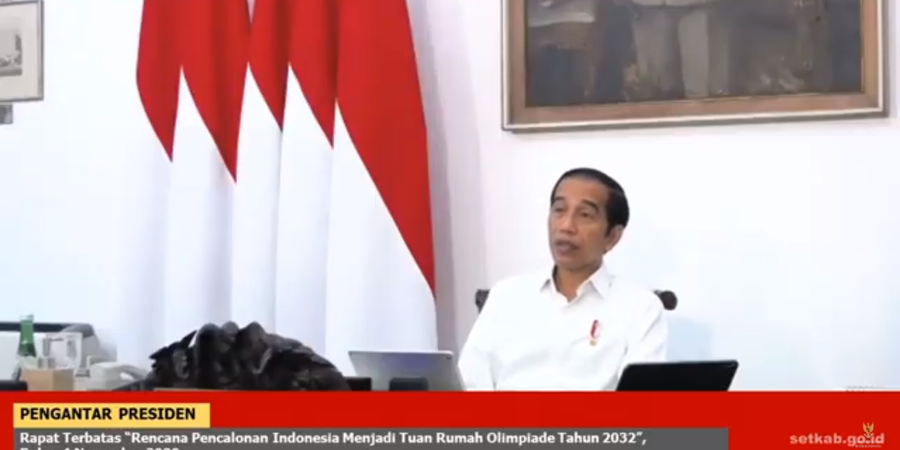 Presiden Jokowi Buka Ratas Persiapan Pencalonan Indonesia Jadi Tuan Rumah Olimpiade 2032