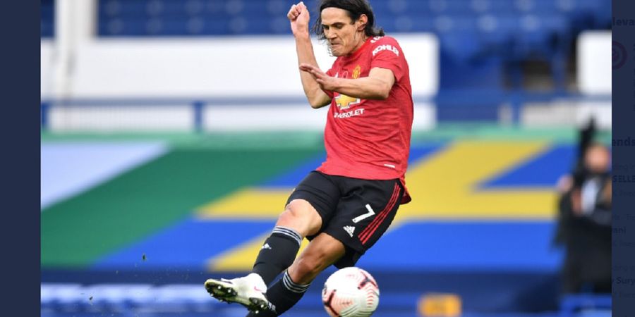 Hasil Liga Inggris - Gol Debut Cavani Bikin Everton Keok, Man United Setangguh 27 Tahun Lalu