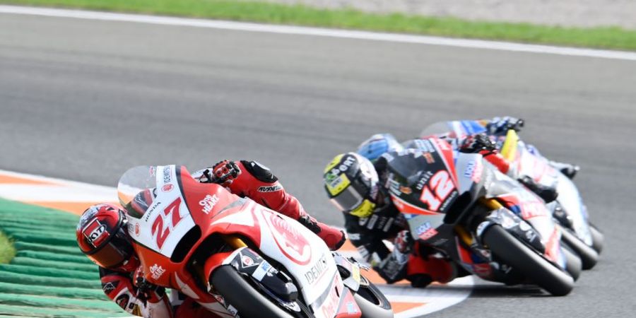 Moto2 Eropa 2020 - Meski Gagal Raih Poin, Manajer Tim Puji Ritme Pembalap Indonesia