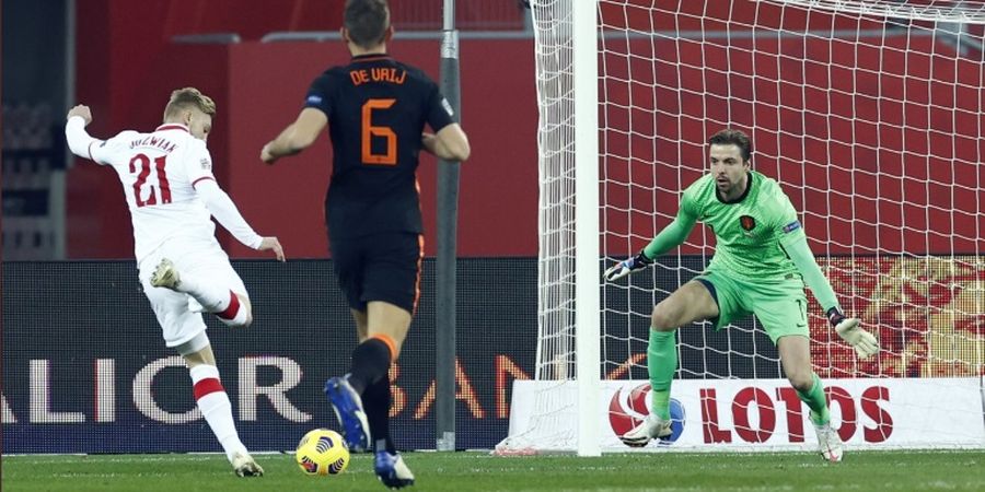 Hasil UEFA Nations League - Belanda Menang Sia-sia di Markas Polandia