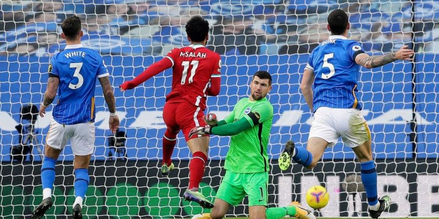 Hasil Babak I - VAR Anulir Gol Mo Salah, Liverpool Masih Tertahan 0-0