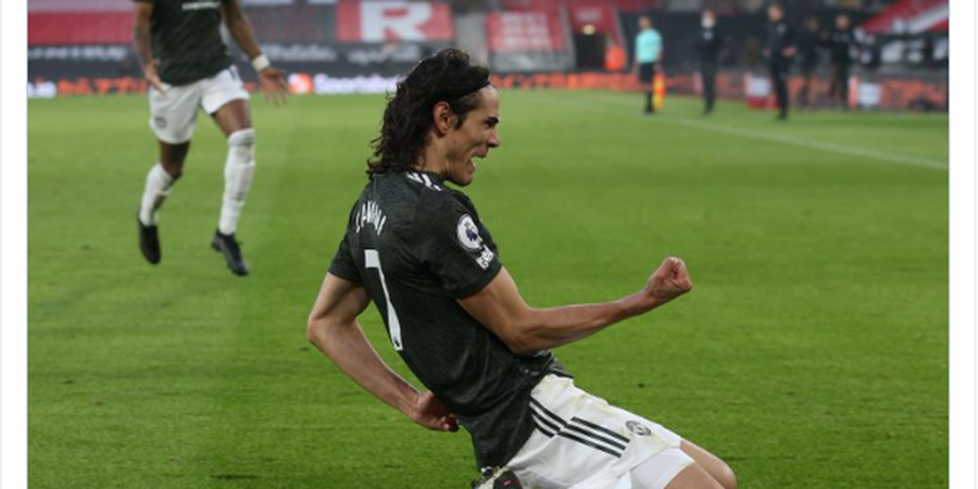 Jadi Pahlawan Man United, Edinson Cavani Orang Pertama Ukir Prestasi Menarik Setelah 18 Tahun Silam