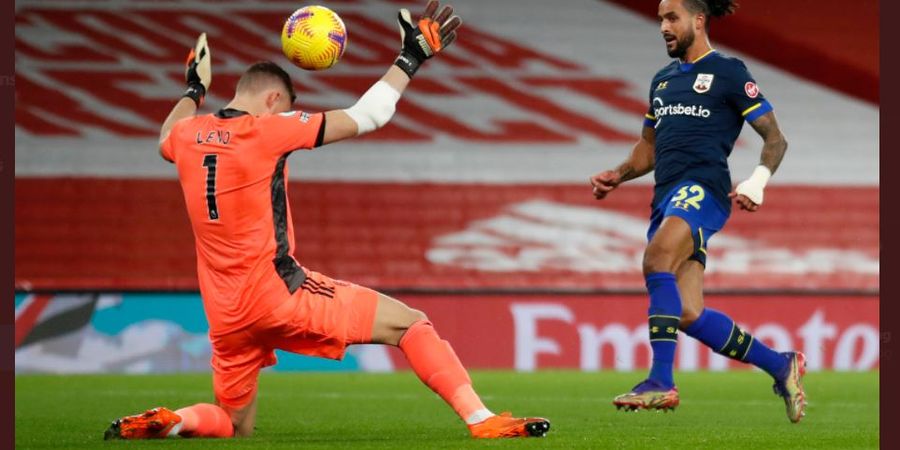 Hasil Liga Inggris - Theo Walcott Bobol Mantan dan Aubameyang Pecah Telur, Arsenal Gagal Menang 6 Laga Beruntun