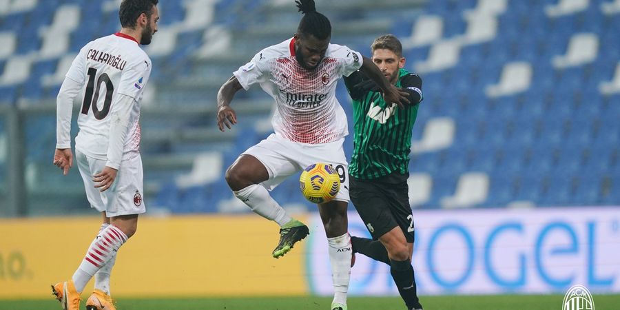 Hasil Liga Italia - Berkat Gol Paling Ekspres di Seantero Eropa, AC Milan Sukses Permalukan Sassuolo di Markasnya