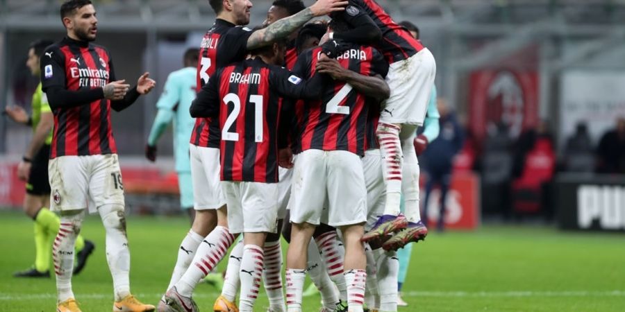 Hasil Liga Italia - Amankan Skor 2-0 sejak Menit 36, AC Milan Masih Betah di Puncak