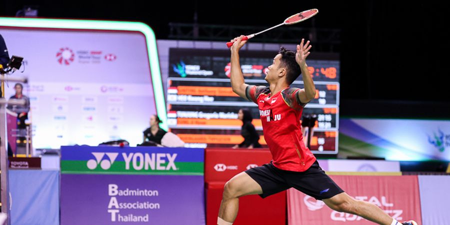 Hasil Thailand Open I 2021 - Anthony Ginting Hentikan Si Bocah Ajaib