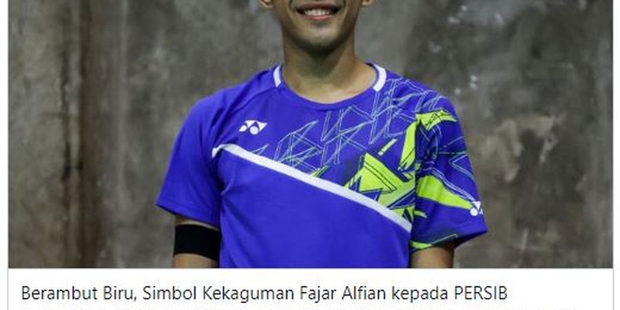 Rambut Baru Pebulutangkis Ini Jadi Perhatian, Mengaku Bukti Cinta Kepada Persib