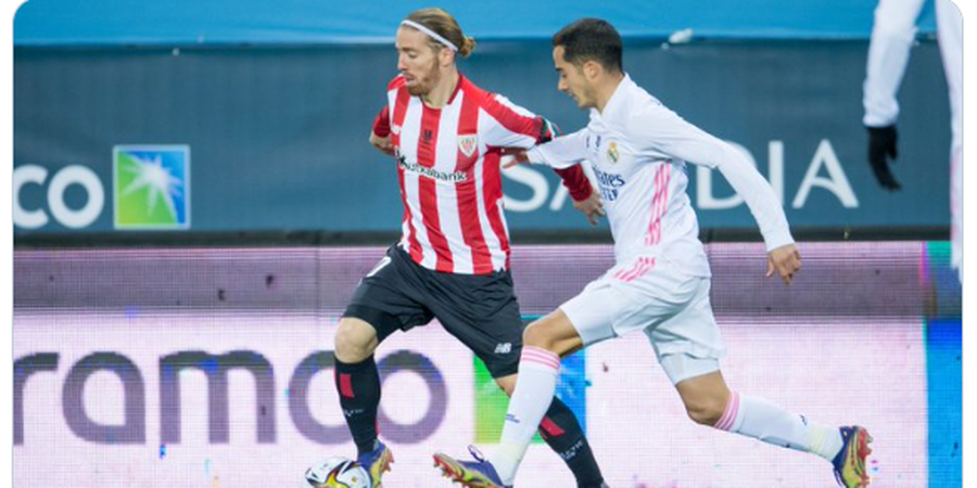 Hasil Babak I - Vazquez Bikin 2 Kesalahan, Real Madrid Tertinggal 0-2 dari Athletic Bilbao