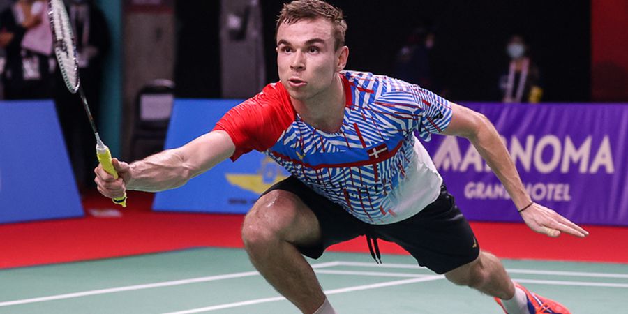 Thailand Open I 2021 - Rasmus Gemke Mengaku Kehilangan Akal Melawan Anthony Ginting