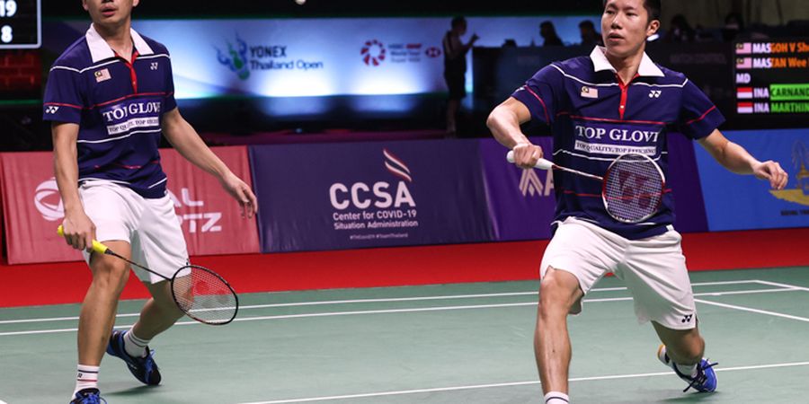 Thailand Open II 2021 - Rival Adu Tengil Marcus/Kevin Dapat Kemenangan Hibah dari Raja Superseries