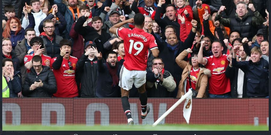 Manchester United Menang  9-0, Marcus Rashford Lewati Rekor Sang Legenda