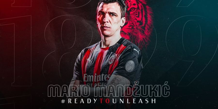 RESMI - Mario Mandzukic Jadi Pemain Anyar Kedua AC Milan, Kenakan Nomor Punggung Terkutuk