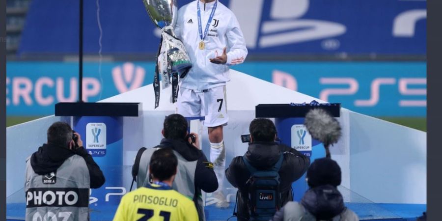 Juventus Juara Piala Super Italia, Ronaldo Kirim Pesan Perang untuk AC Milan dan Inter Milan