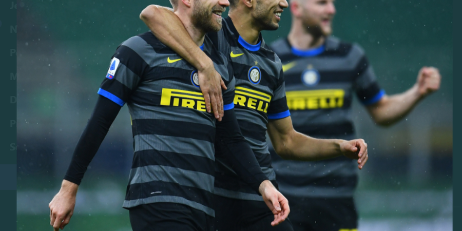 Hasil Babak I Inter Milan Vs Benevento - Gol Bunuh Diri Bawa I Nerazzurri Unggul Tipis dari Tim Tamu