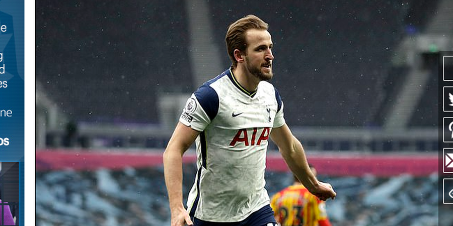 Tottenham Hotspur Hajar Manchester City, Harry Kane Diejek Fans Sendiri