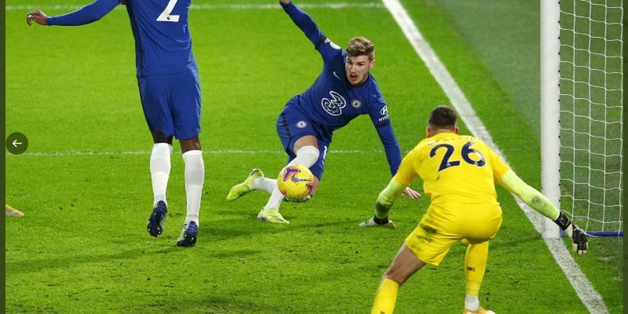 Hasil Liga Inggris - Timo Werner Bikin Gol, Chelsea Belum Kalah