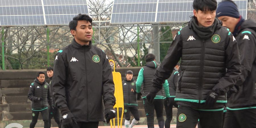 Asnawi Mangkualam Latihan Perdana di Ansan Greeners, Pelatih Keluhkan Pemainnya Terlihat Lebih Berat