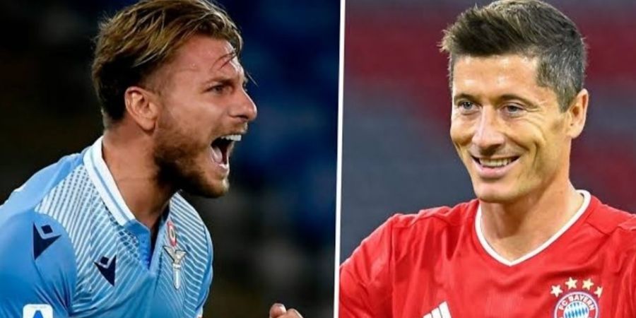 Lazio vs Bayern Muenchen - Duel Immobile dan Lewandowski, Siapa Lebih Jago?