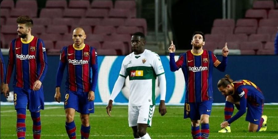 Video Messi Tunjukan Sikap Berkelas pada Kiper Elche Soal Jersey