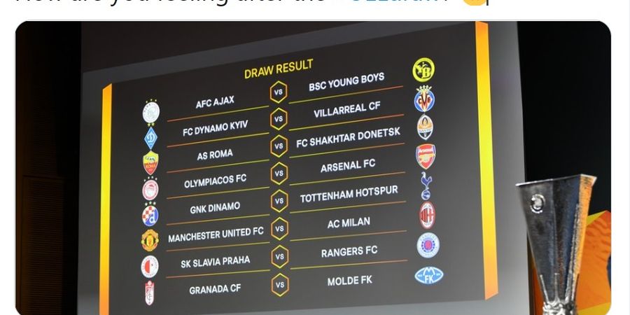 Hasil Drawing Liga Europa - Ibrahimovic Reuni dengan Man United