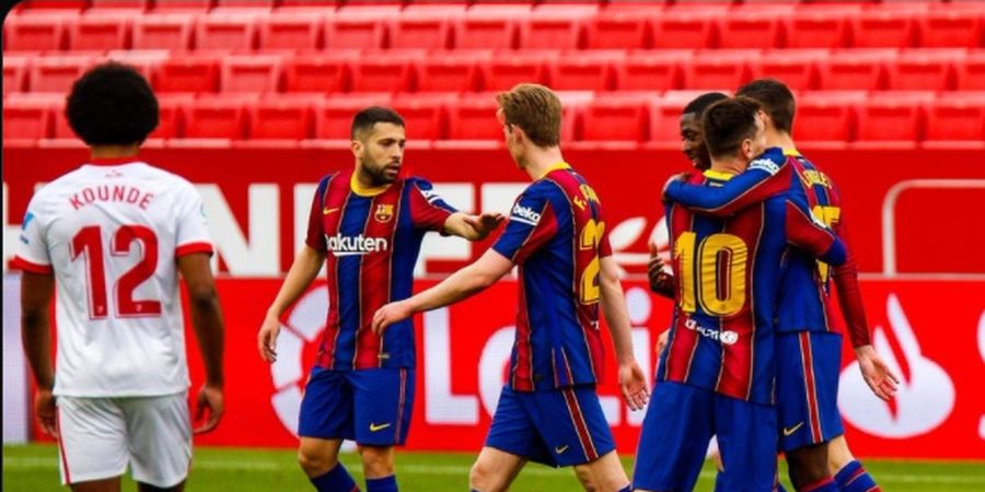 Kalahkan Sevilla, Barcelona Geser Posisi Madrid di Klasemen Liga Spanyol