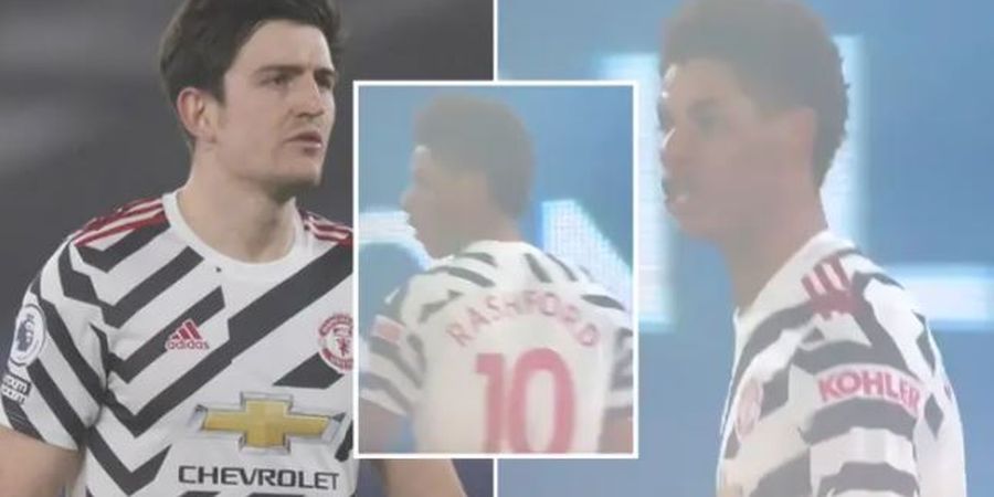 Marcus Rashford Bertengkar dengan Harry Maguire Lewat 3 Kalimat Saat Man United Seri